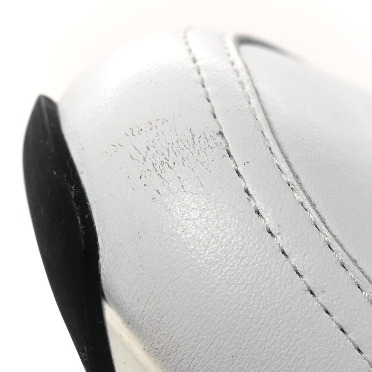Canvas Calfskin Mens Trail Sneakers 41.5 Prunoir White wholesalehk.shop