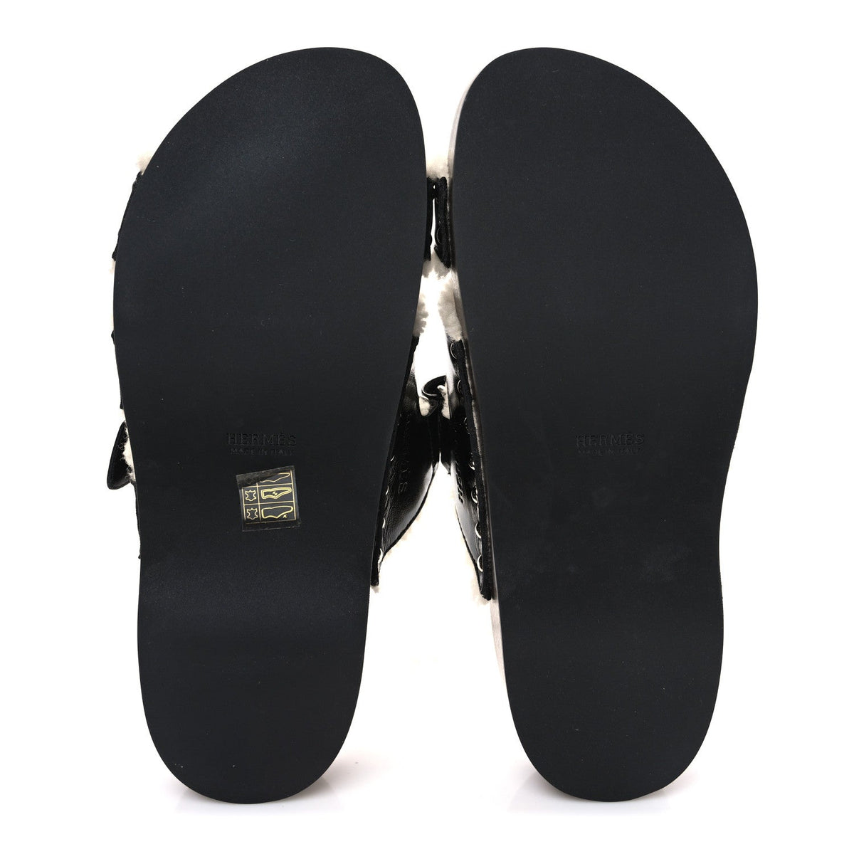 Glazed Nappa Shearling Womens Kos Clog 40 Black Ecru wholesalehk.shop