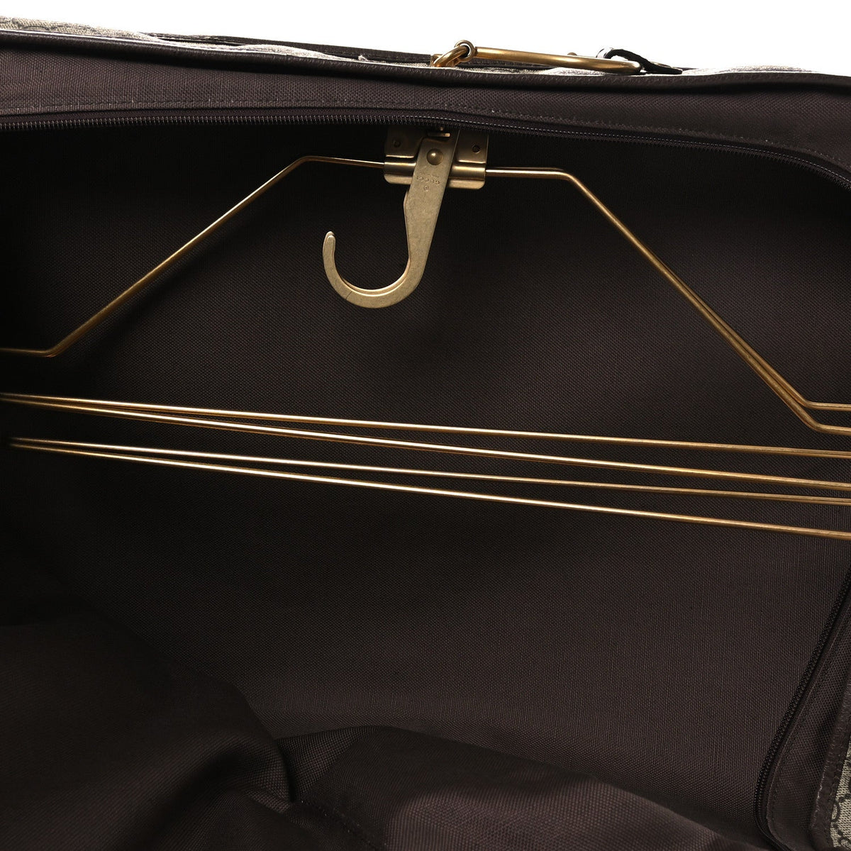 GG Supreme Monogram Textured Dollar Calfskin Web Ophidia Savoy Garment Bag Beige Ebony New Acero wholesalehk.shop