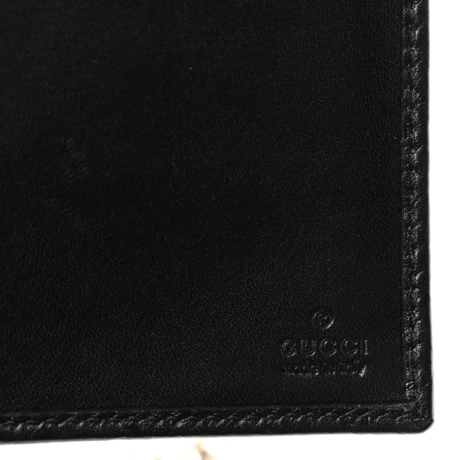 Guccissima Margaux Calfskin Metal Bar Chain Wallet Black £¨ Direct shipment via from wholesalehk.shop