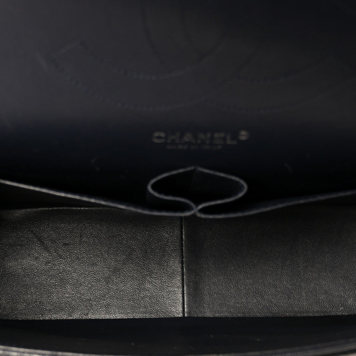 Caviar Quilted Jumbo Double Flap Navy Blue wholesalehk.shop