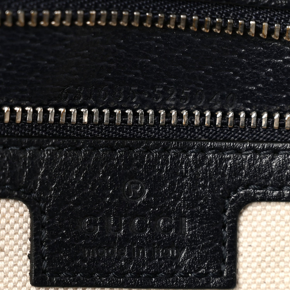 GG Supreme Monogram Textured Calfskin Web Medium Ophidia Shopping Tote Beige Blue wholesalehk.shop