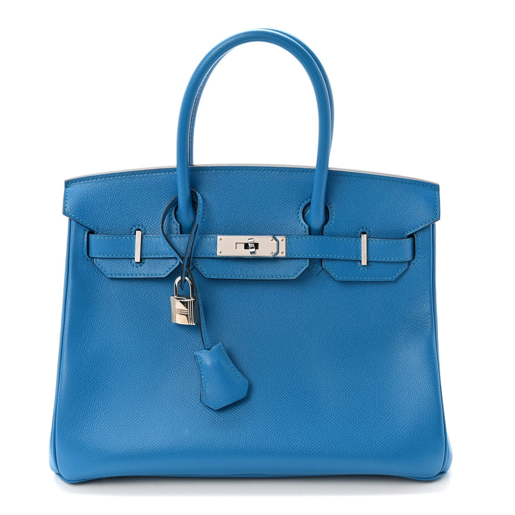 Epsom Birkin 30 Bleu Frida £¨ Direct shipment via from wholesalehk.shop