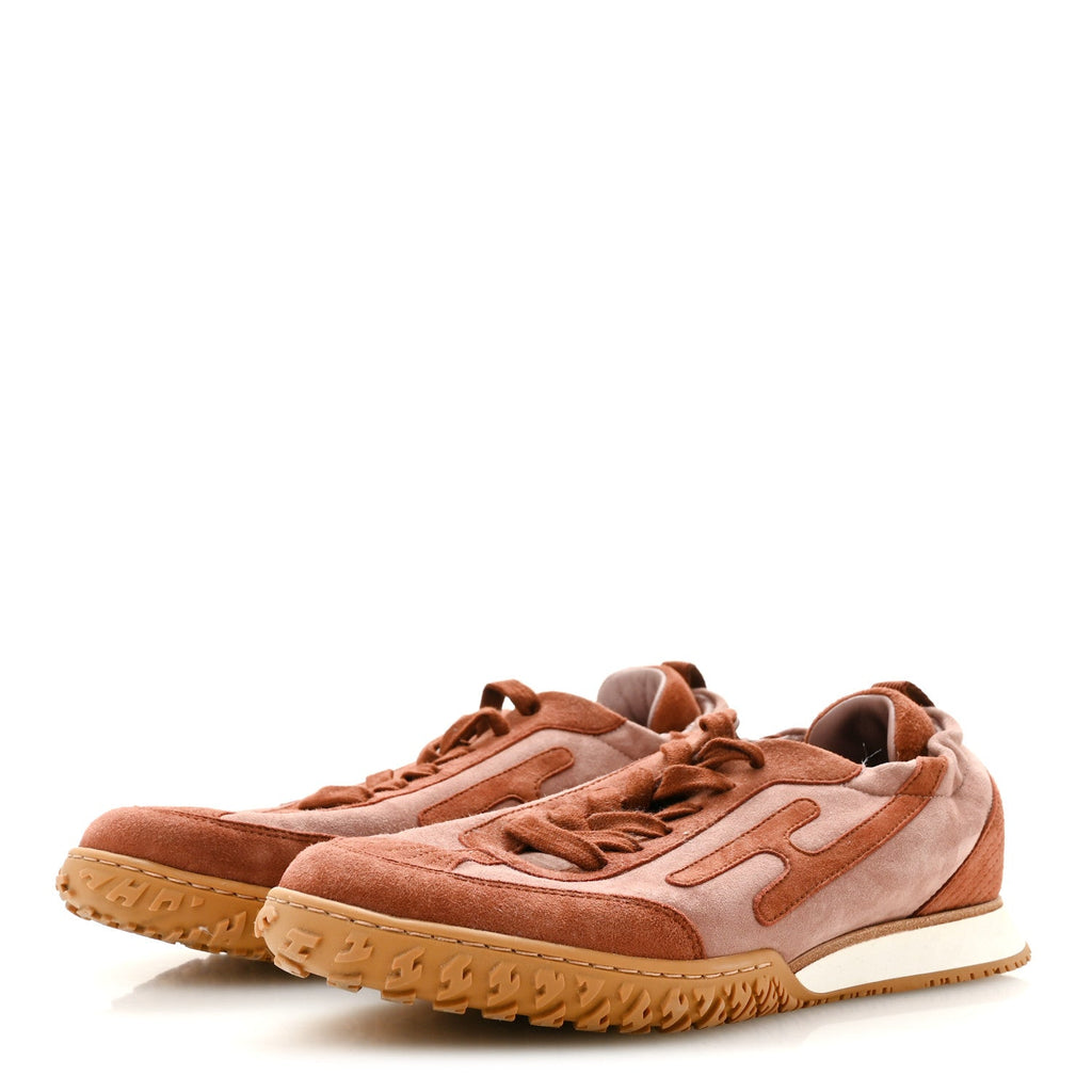 Suede Goatskin Jet Sneakers 38.5 Rose Antique Rouge Sepia wholesalehk.shop