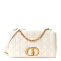 Grained Calfskin Cannage Large Caro Bag Latte wholesalehk.shop