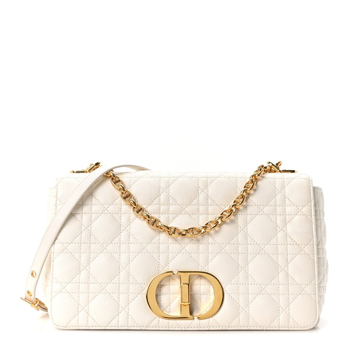 Grained Calfskin Cannage Large Caro Bag Latte wholesalehk.shop