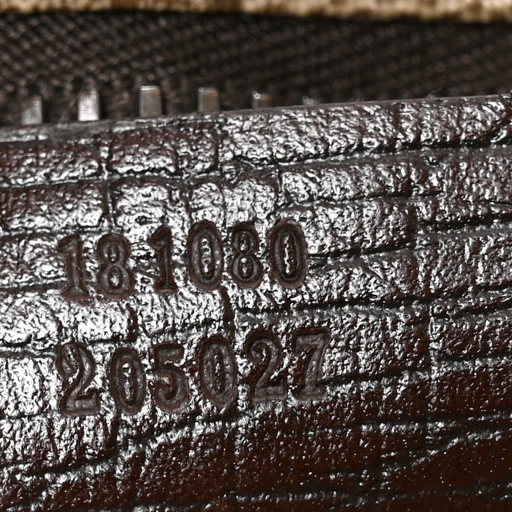 GG Supreme Monogram Vertical Tote Dark Brown wholesalehk.shop