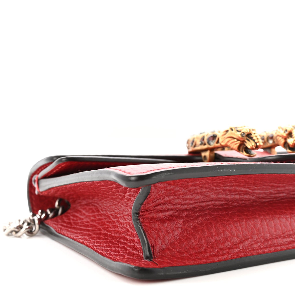 Calfskin Super Mini Dionysus Shoulder Bag Hibiscus Red wholesalehk.shop