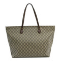 GG Supreme Monogram Medium Ophidia Shopping Tote Ebony wholesalehk.shop