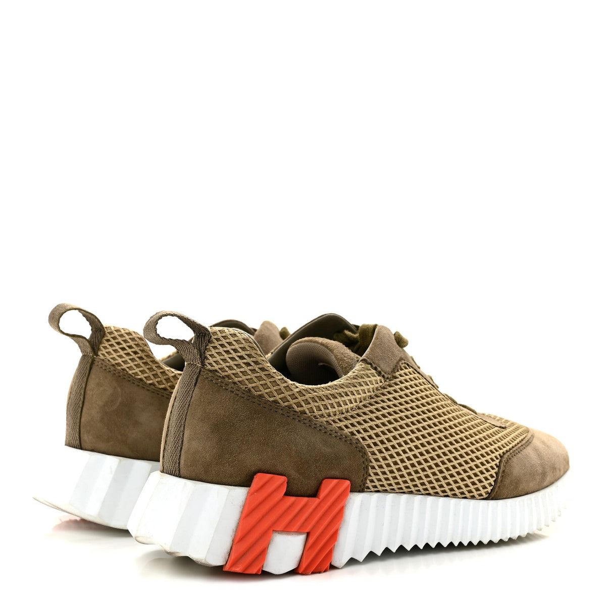Air Mesh Suede Goatskin Bouncing Sneakers 37 Vert Toundra wholesalehk.shop