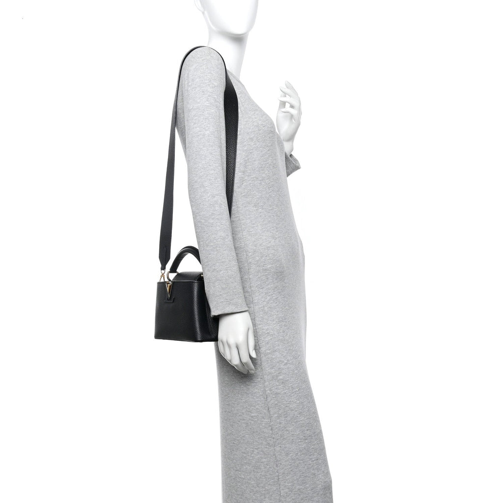 Taurillon Mini Capucines Black £¨ Direct shipment via from wholesalehk.shop