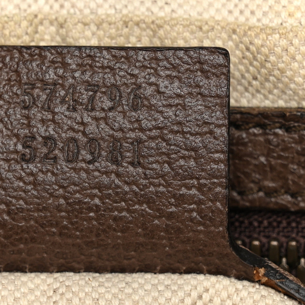 Soft GG Supreme Monogram Medium Ophidia Belt Bag Dark Brown wholesalehk.shop