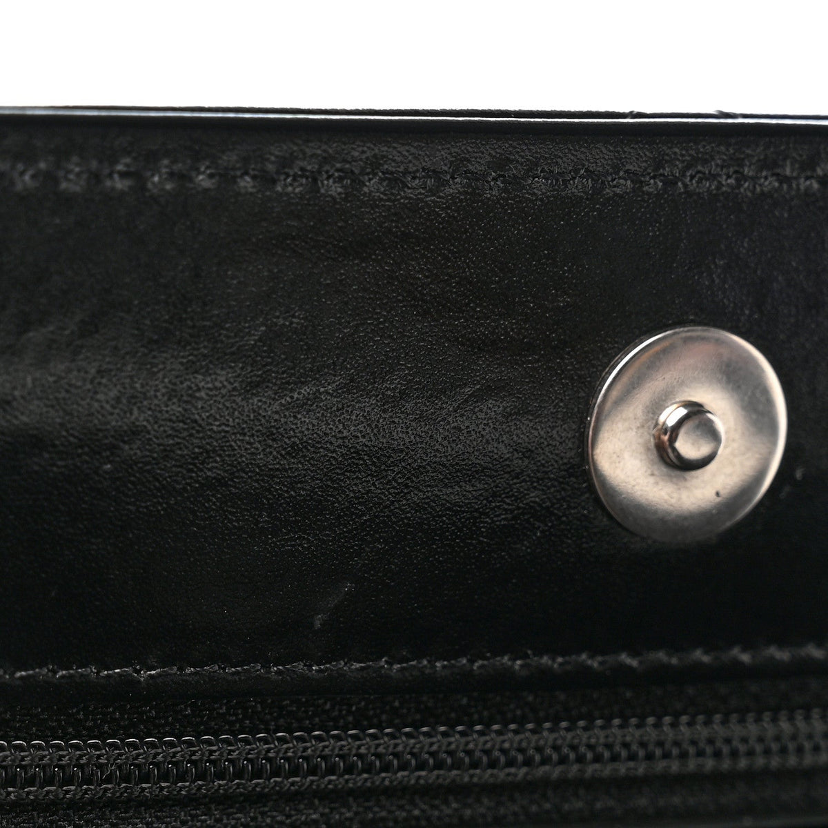 Shiny Crumpled Calfskin Quilted Chanel 19 Wallet On Chain WOC Black wholesalehk.shop