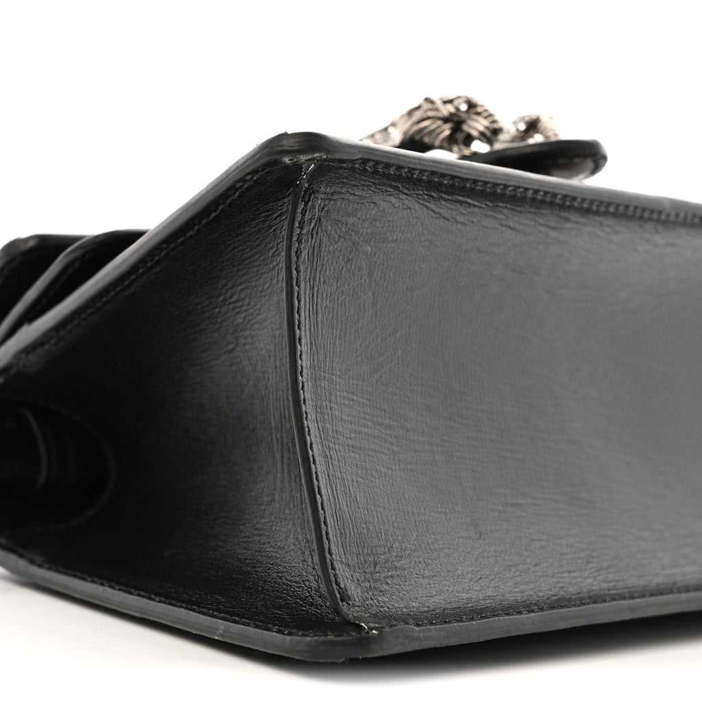 Satin Crystal GG Monogram Mini Dionysus Top Handle Bag Black wholesalehk.shop