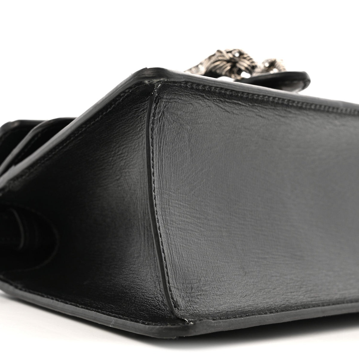 Satin Crystal GG Monogram Mini Dionysus Top Handle Bag Black wholesalehk.shop