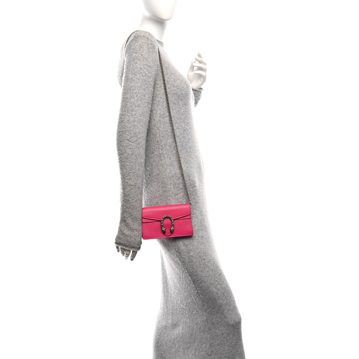 Dollar Calfskin Crystal Super Mini Dionysus Shoulder Bag Box Pink Black Diamond wholesalehk.shop