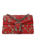 GG Supreme Monogram Arabesque Dionysus Shoulder Bag Hibiscus Red wholesalehk.shop