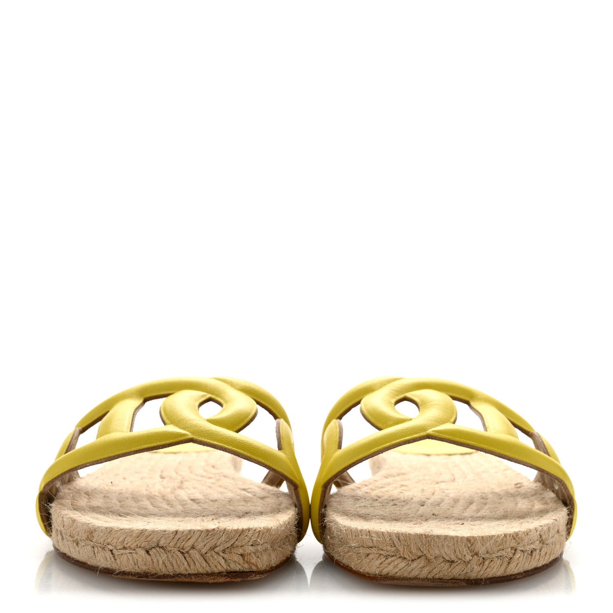 Nappa Famosa Espadrille Sandals 40 Jaune Curcuma wholesalehk.shop