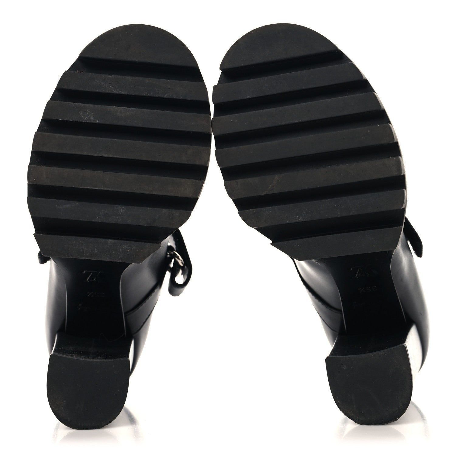 Calfskin Star Trail Ankle Pumps 35.5 Black £¨ Direct shipment via from wholesalehk.shop