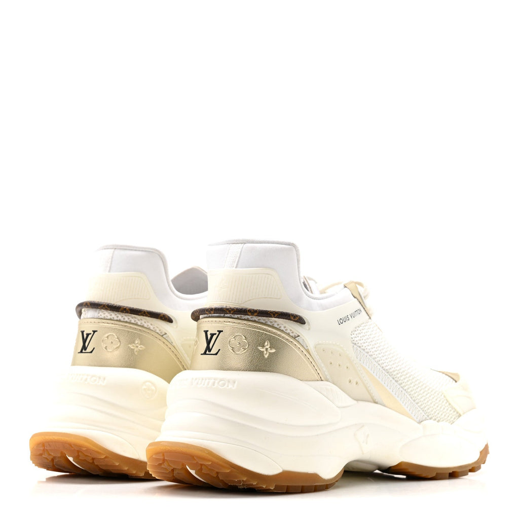 Monogram Calfskin Run 55 Sneakers 40 White £¨ Direct shipment via from wholesalehk.shop