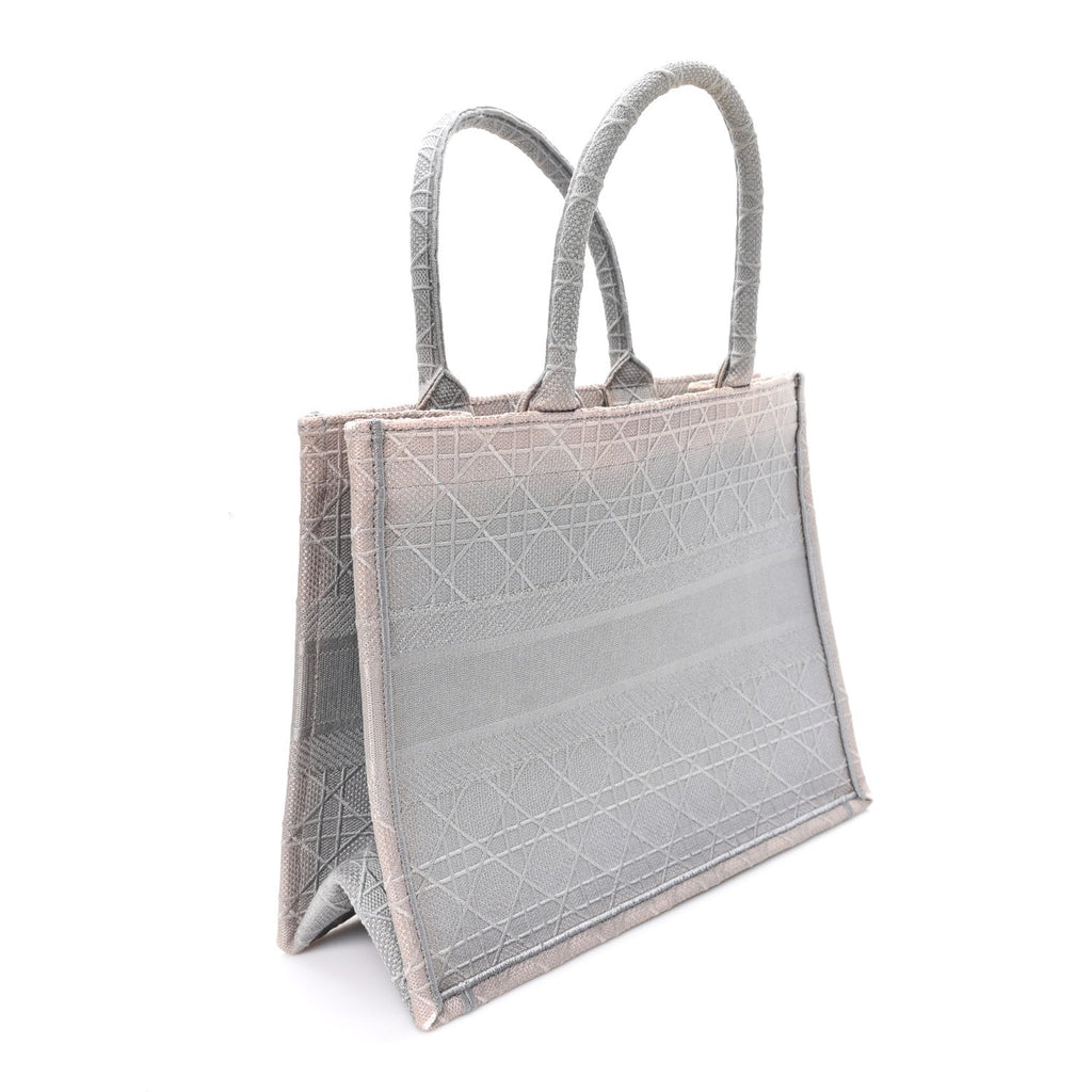 Canvas Embroidered Cannage Medium Book Tote Stone £¨ Direct shipment via from wholesalehk.shop