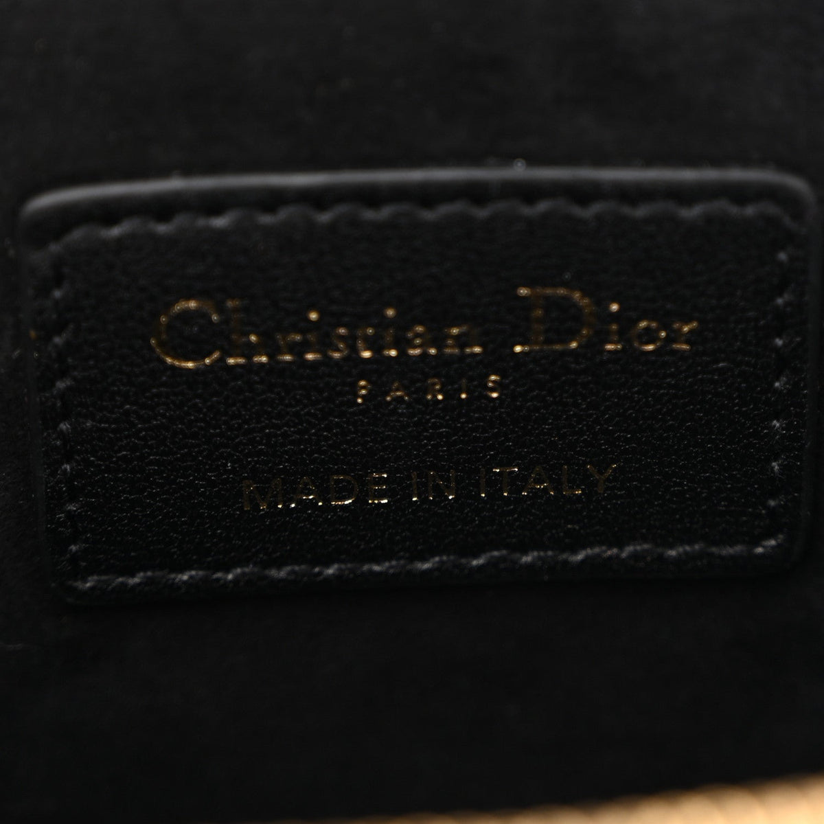 Lambskin Cannage Micro Lady Dior Vanity Case Black wholesalehk.shop
