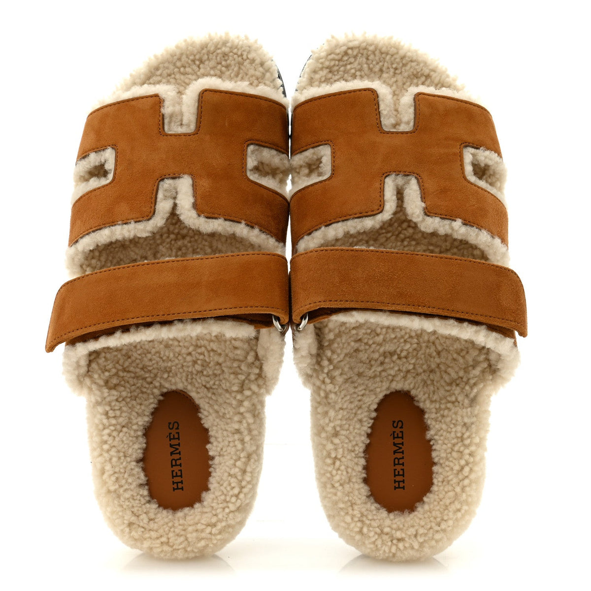 Suede Goatskin Woolskin Womens Chypre Sandals 40 Naturel Ecru wholesalehk.shop