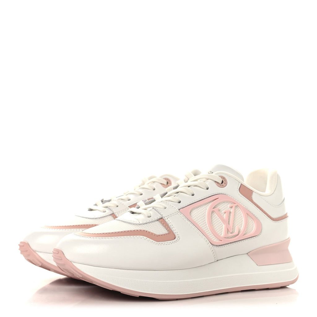 Calfskin Neo Run Away Sneakers 39 White Pink £¨ Direct shipment via from wholesalehk.shop