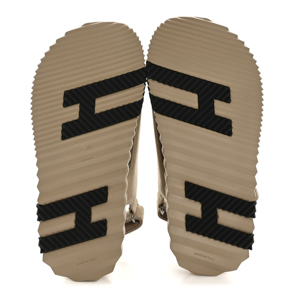 Suede Goatskin Junior Sandals 37.5 Beige Camel wholesalehk.shop