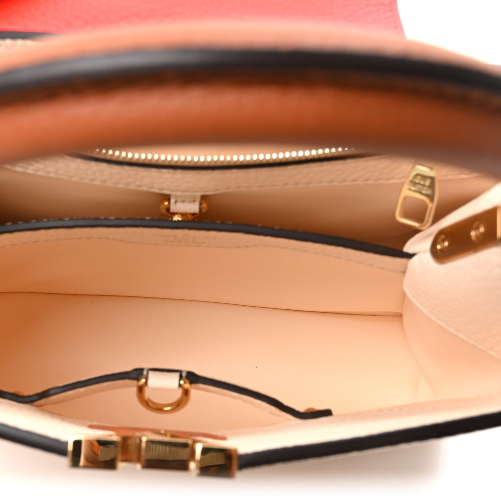 Taurillon Capucines BB Vanilla Light Beige Sienna Brown Tonic Orange £¨ Direct shipment via from wholesalehk.shop