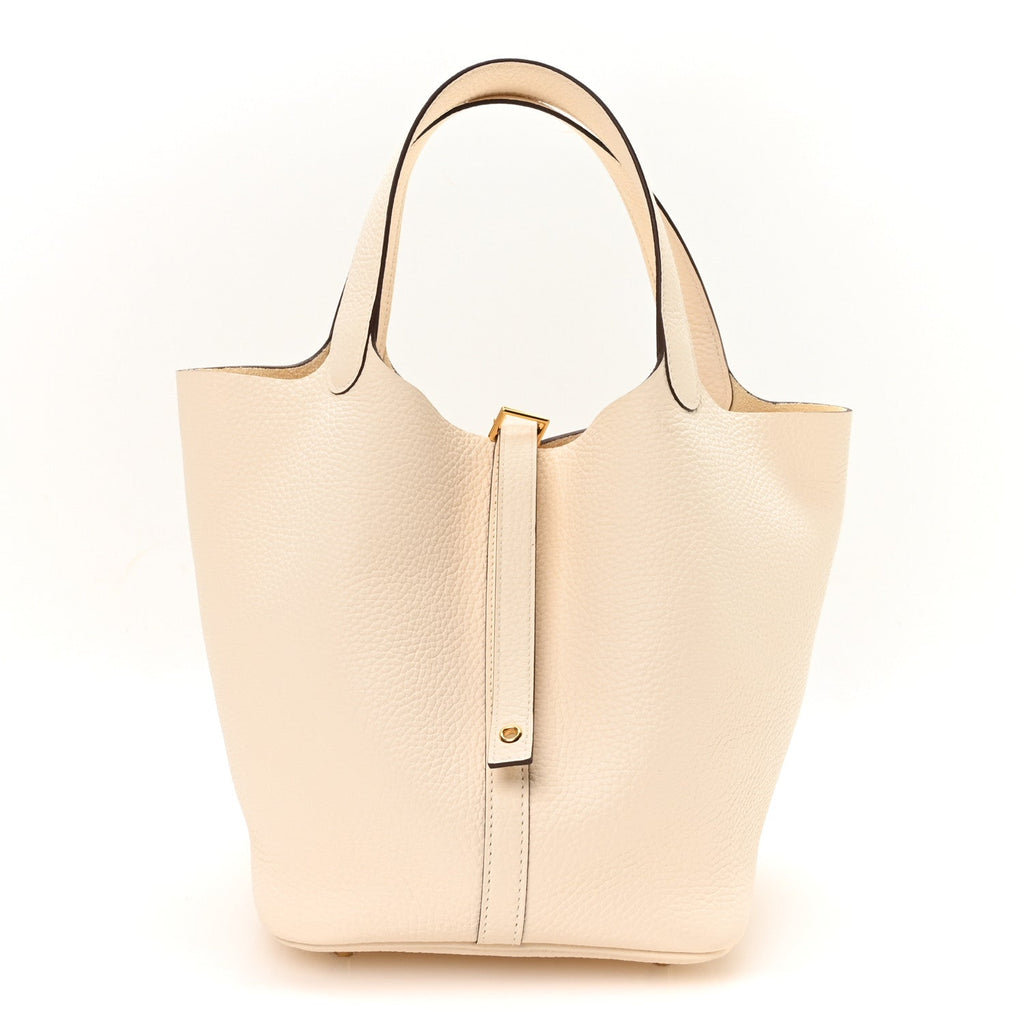 Taurillon Clemence Picotin Lock 22 MM Nata £¨ Direct shipment via from wholesalehk.shop