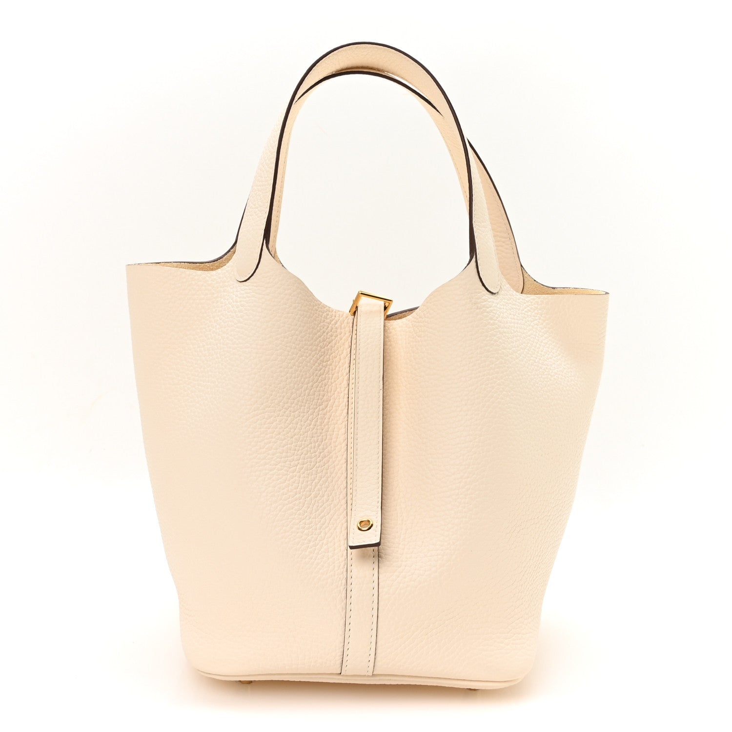 Taurillon Clemence Picotin Lock 22 MM Nata £¨ Direct shipment via from wholesalehk.shop