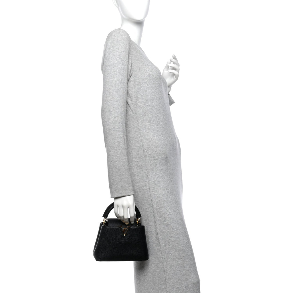 Taurillon Mini Capucines Black £¨ Direct shipment via from wholesalehk.shop