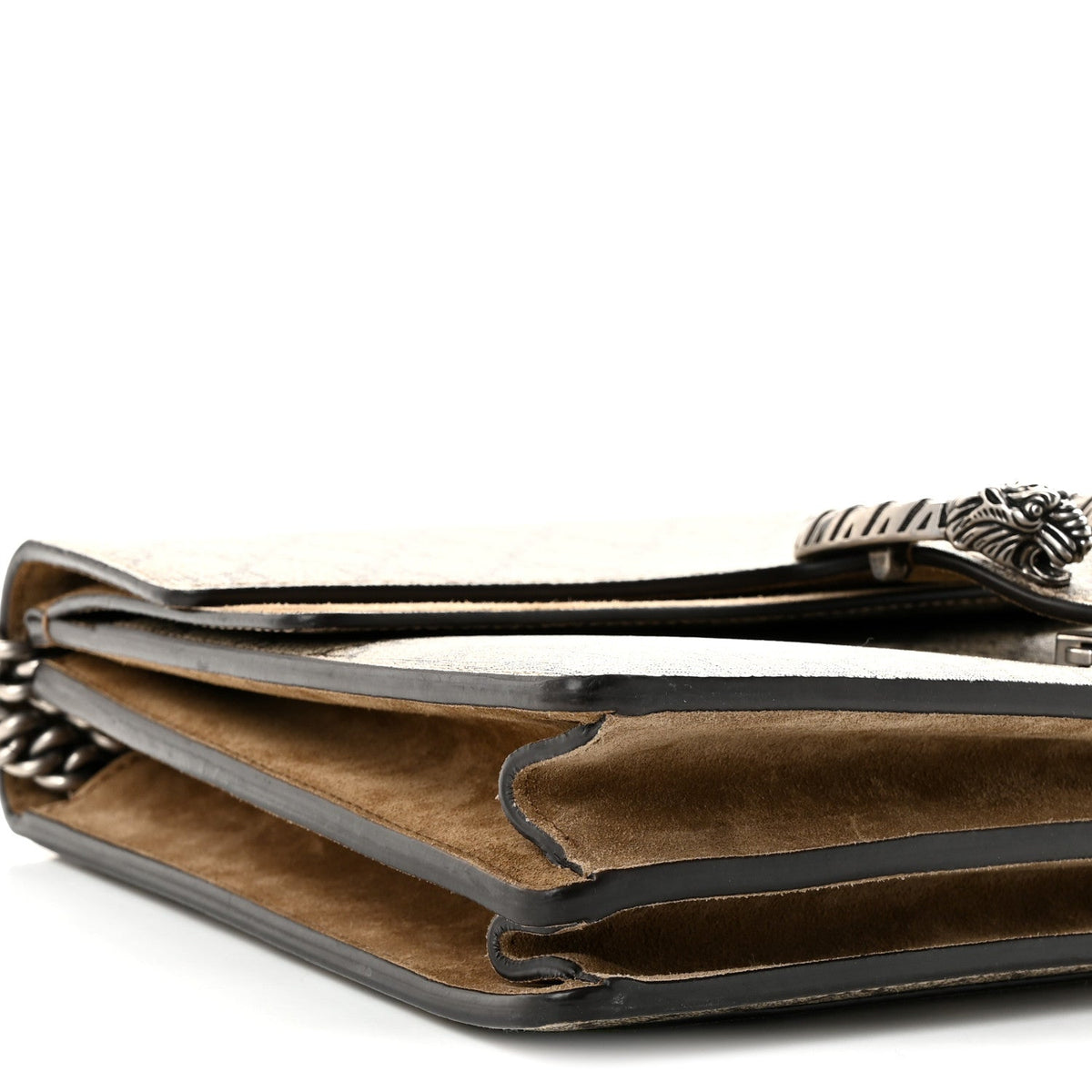 GG Supreme Monogram Medium Dionysus Shoulder Bag Taupe wholesalehk.shop