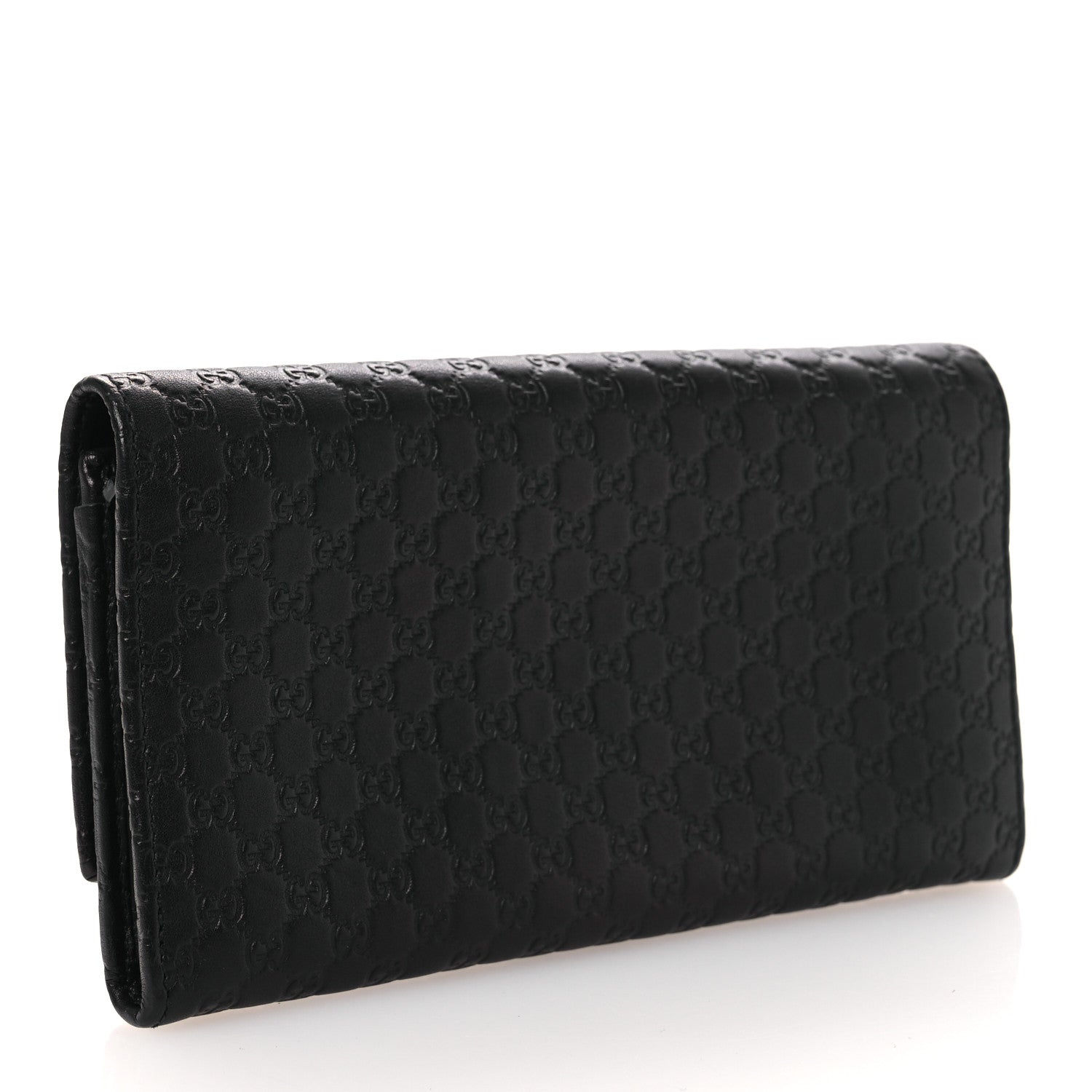 Microguccissima Bow Continental Wallet Black £¨ Direct shipment via from wholesalehk.shop