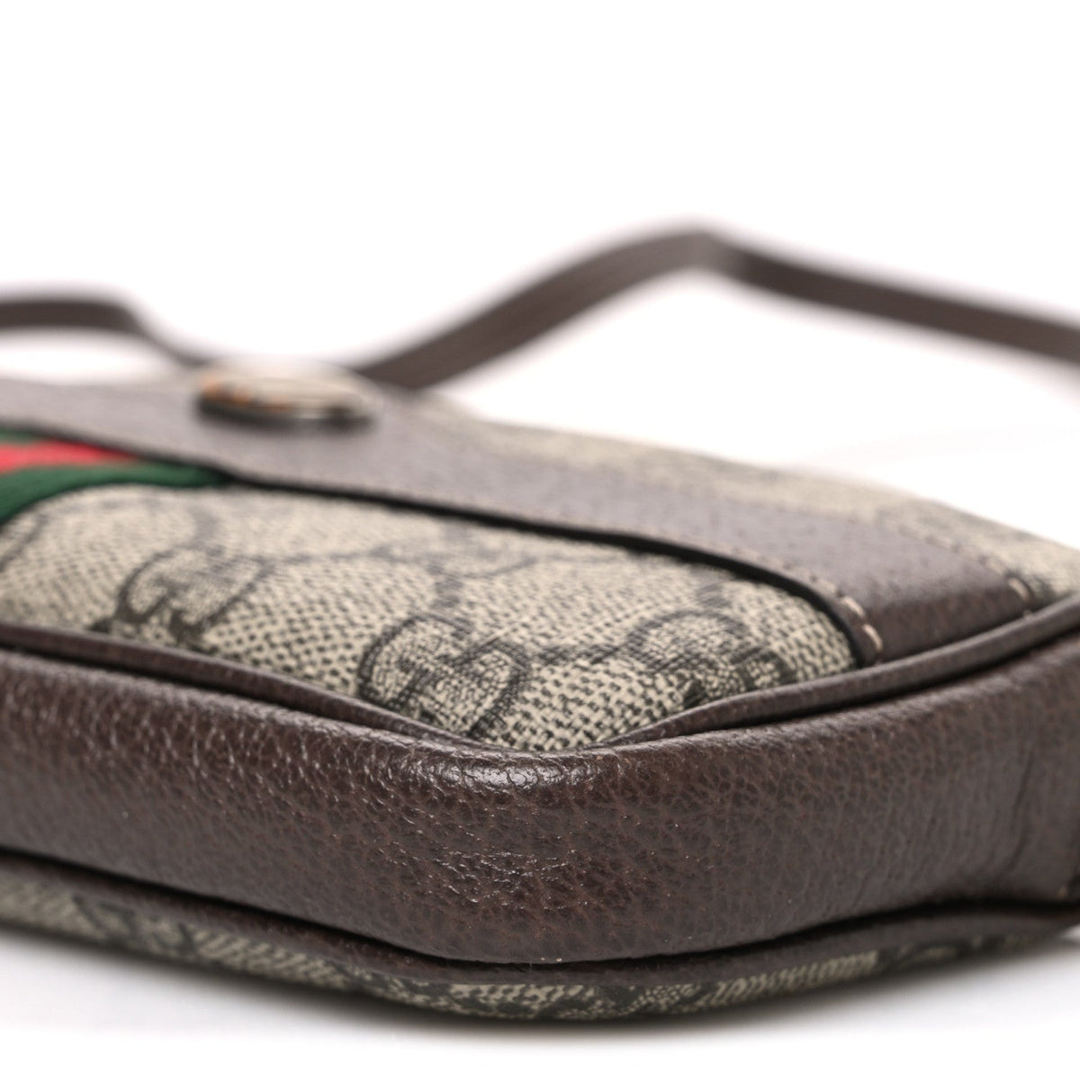 GG Supreme Monogram Web Mini Ophidia GG Bag Brown wholesalehk.shop