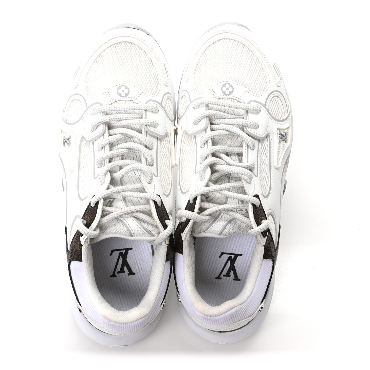 Mesh Monogram LV Olympia Sneakers 35.5 White £¨ Direct shipment via from wholesalehk.shop