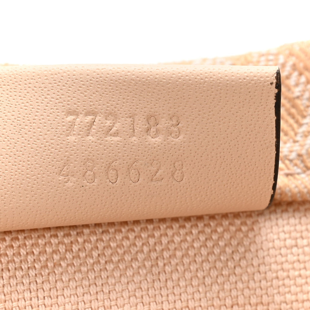 Denim Ophidia GG Monogram Tote Medium Light Beige wholesalehk.shop