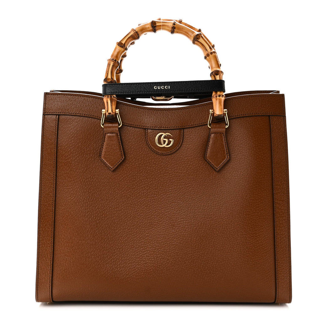 Textured Dollar Calfskin Medium Diana Tote Bag Cuir Black Cuir Black wholesalehk.shop