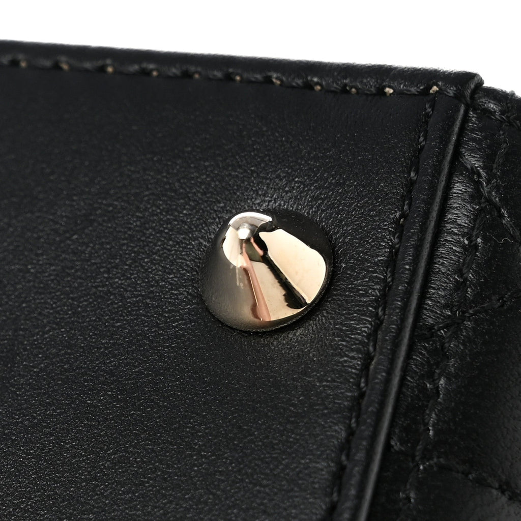 Lambskin Cannage Small Lady Dior Black wholesalehk.shop