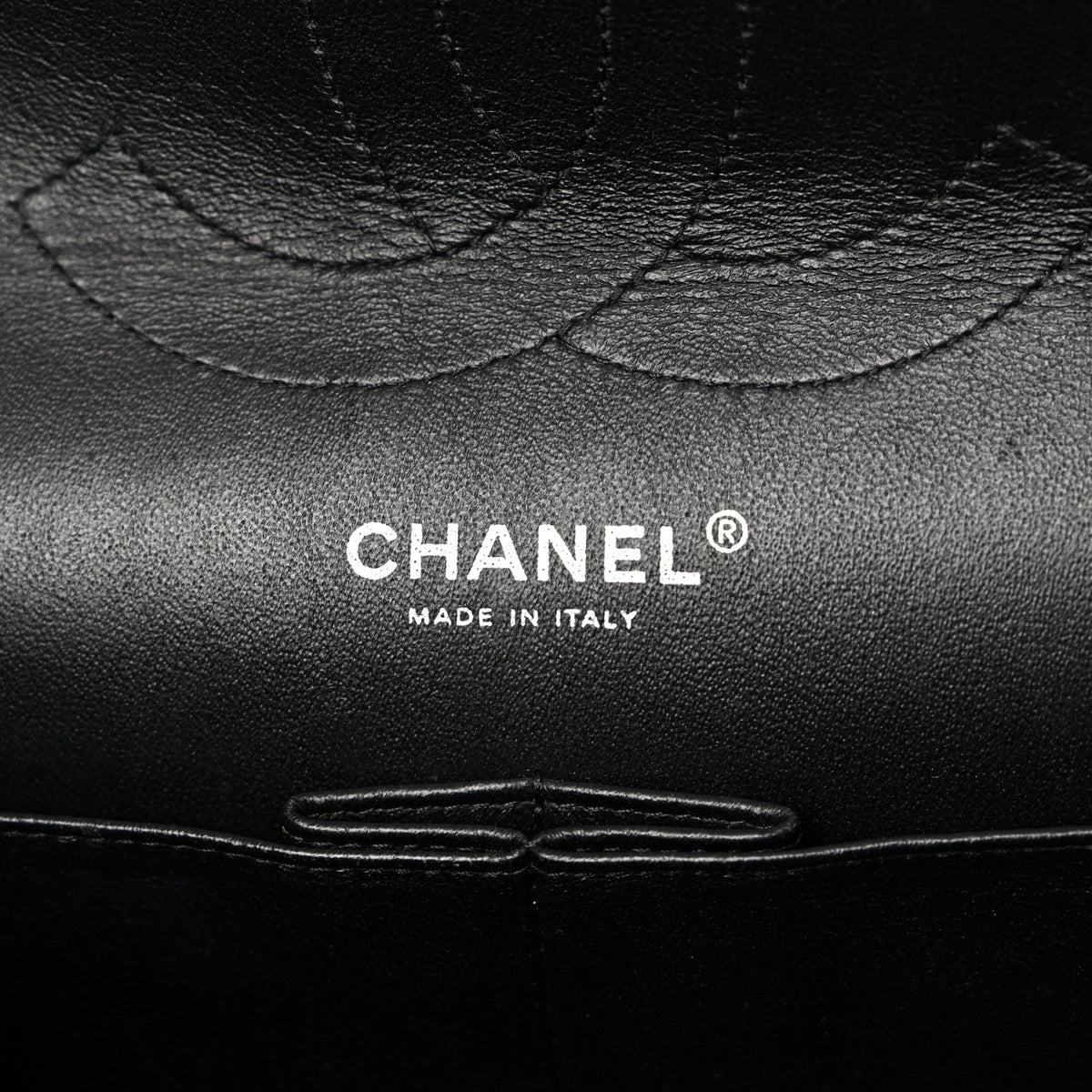 Patent Quilted Jumbo Double Flap Black wholesalehk.shop