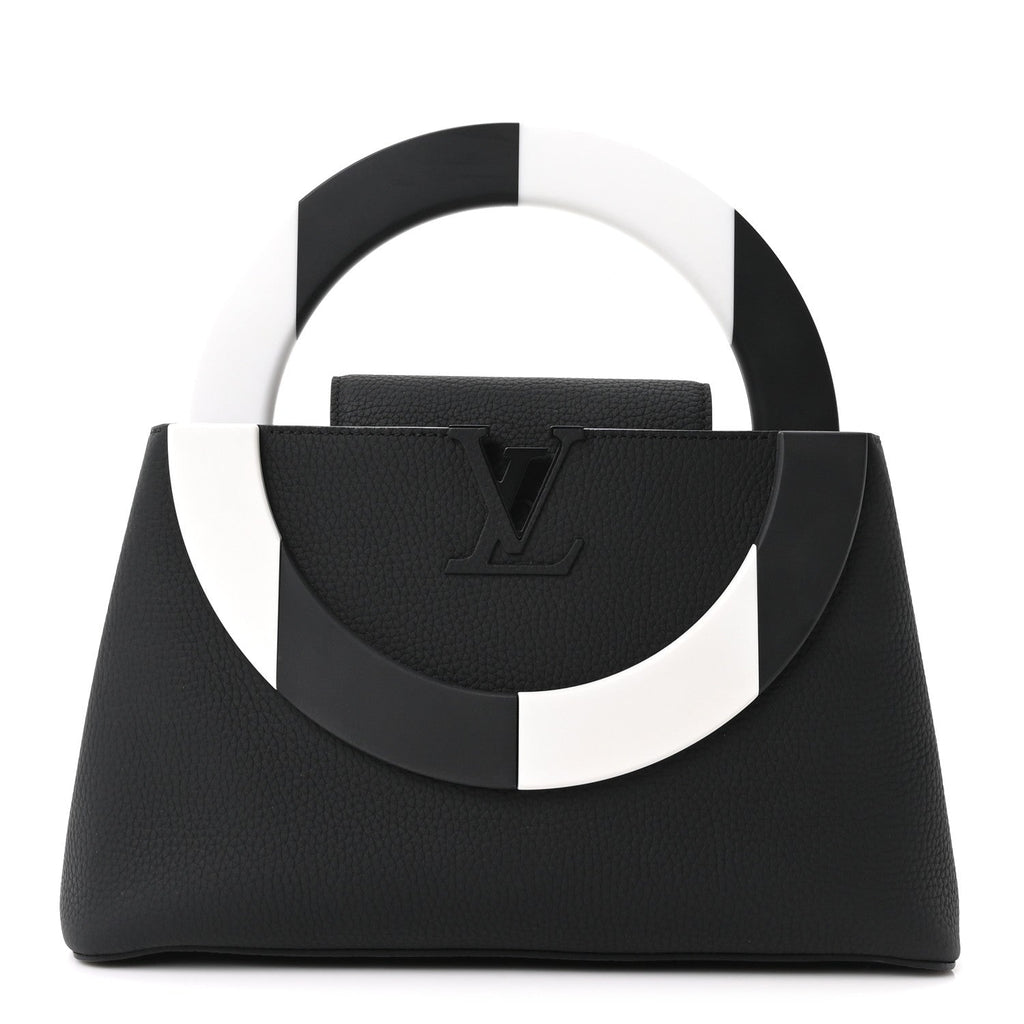 Taurillon Daniel Buren Artycapucines MM Black White £¨ Direct shipment via from wholesalehk.shop