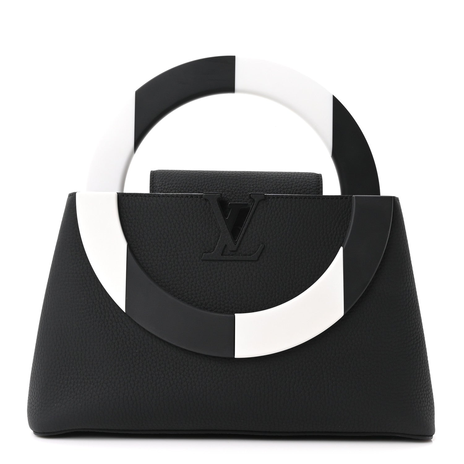 Taurillon Daniel Buren Artycapucines MM Black White £¨ Direct shipment via from wholesalehk.shop