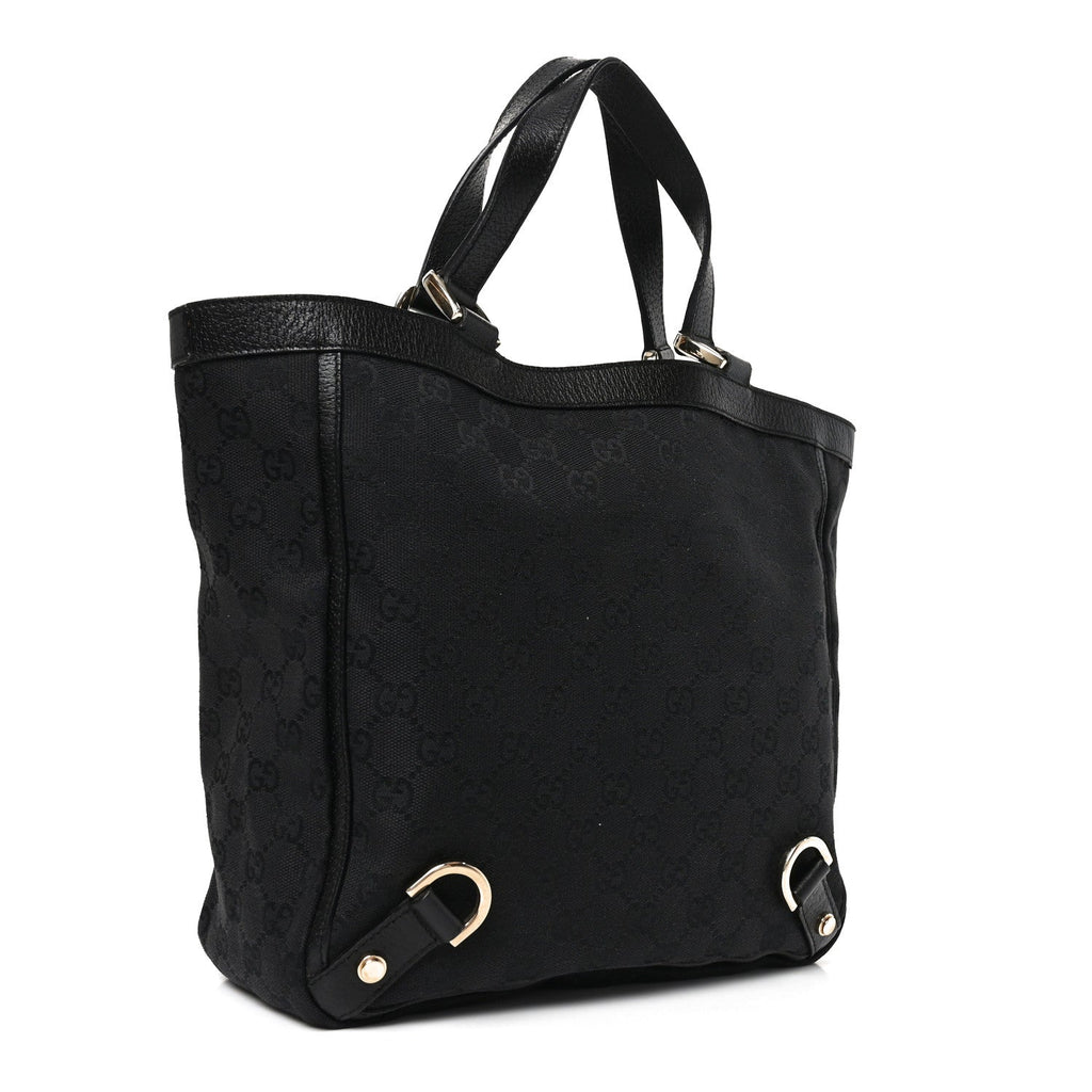 Monogram Small Abbey Tote Black wholesalehk.shop