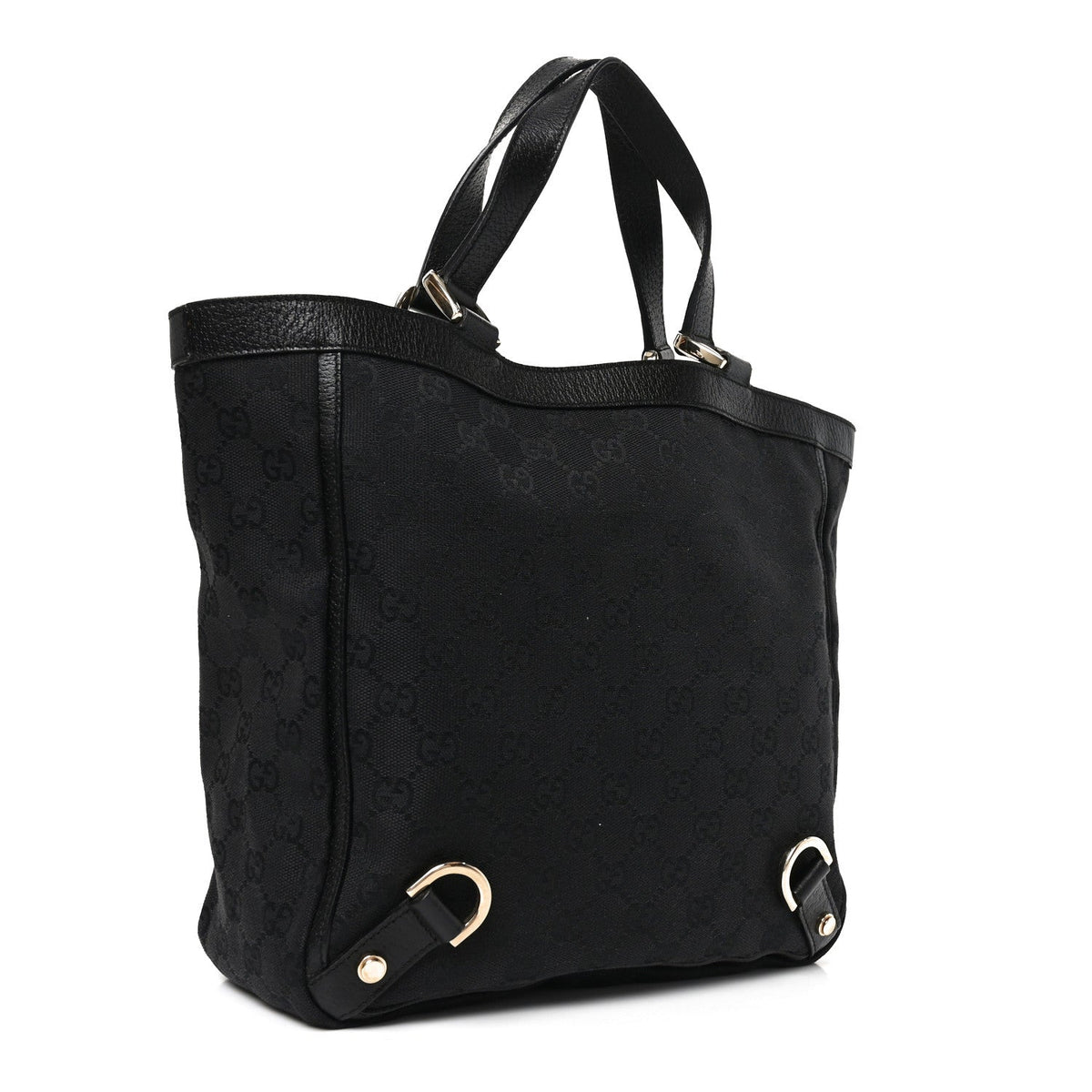 Monogram Small Abbey Tote Black wholesalehk.shop
