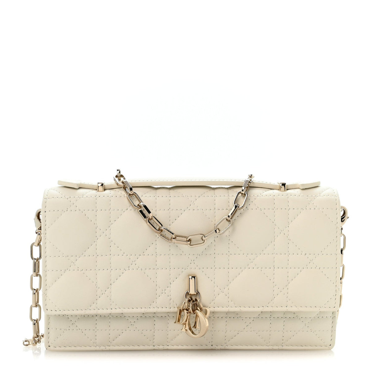 Lambskin Cannage Mini My Dior Bag Latte wholesalehk.shop