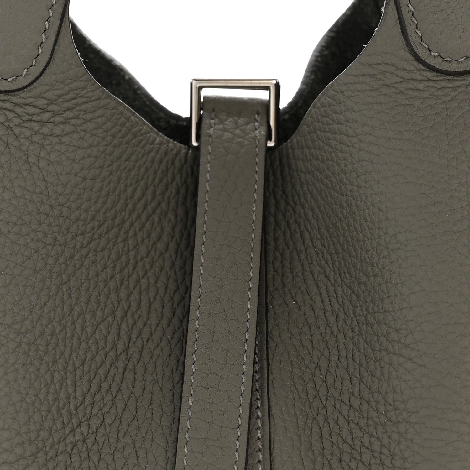 Taurillon Clemence Picotin Lock 18 PM Etain £¨ Direct shipment via from wholesalehk.shop