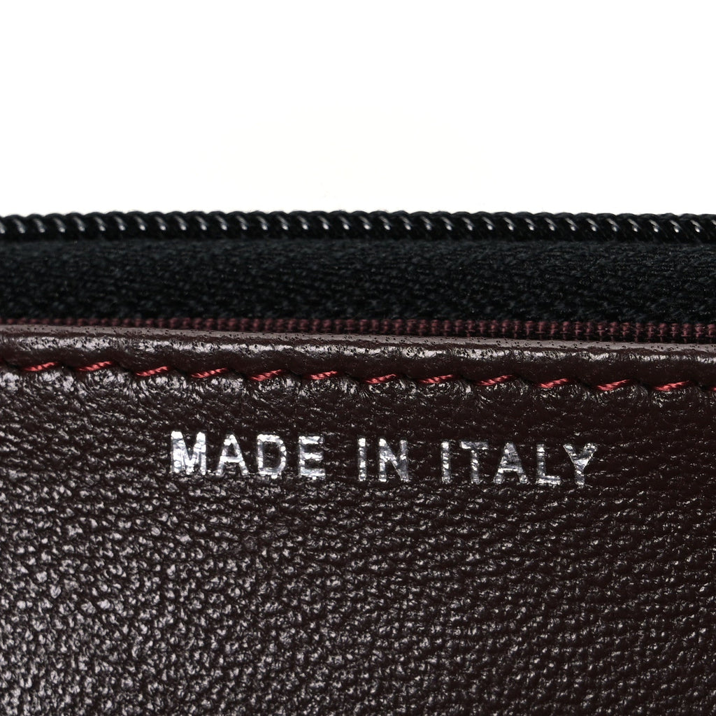 Lambskin Quilted Wallet On Chain WOC Black wholesalehk.shop