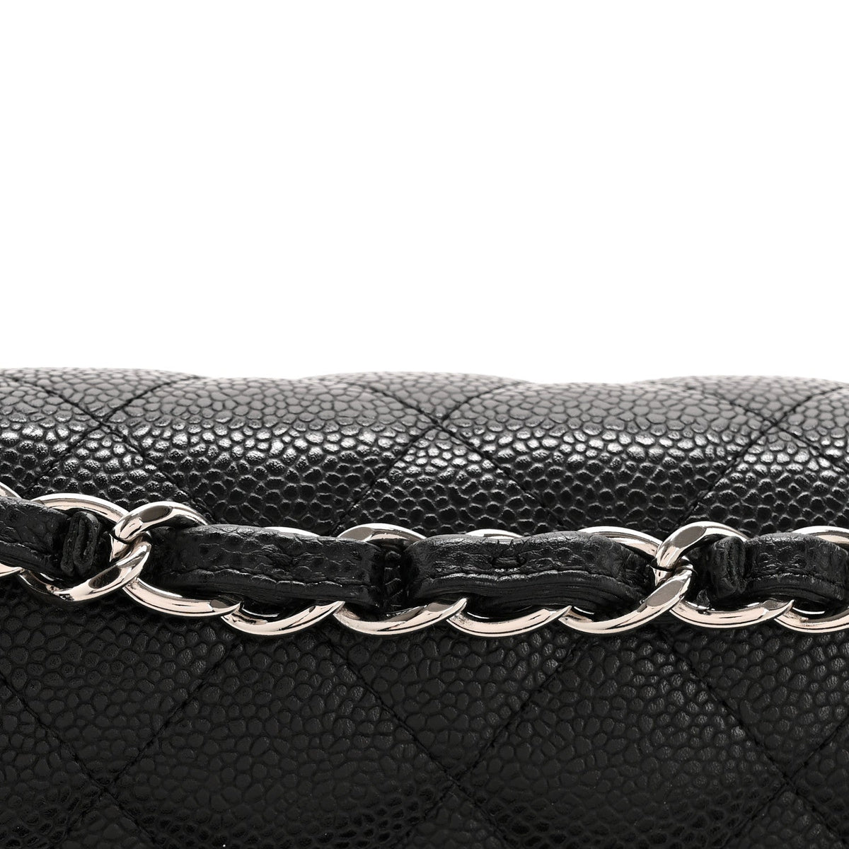 Caviar Quilted Jumbo Double Flap Black wholesalehk.shop