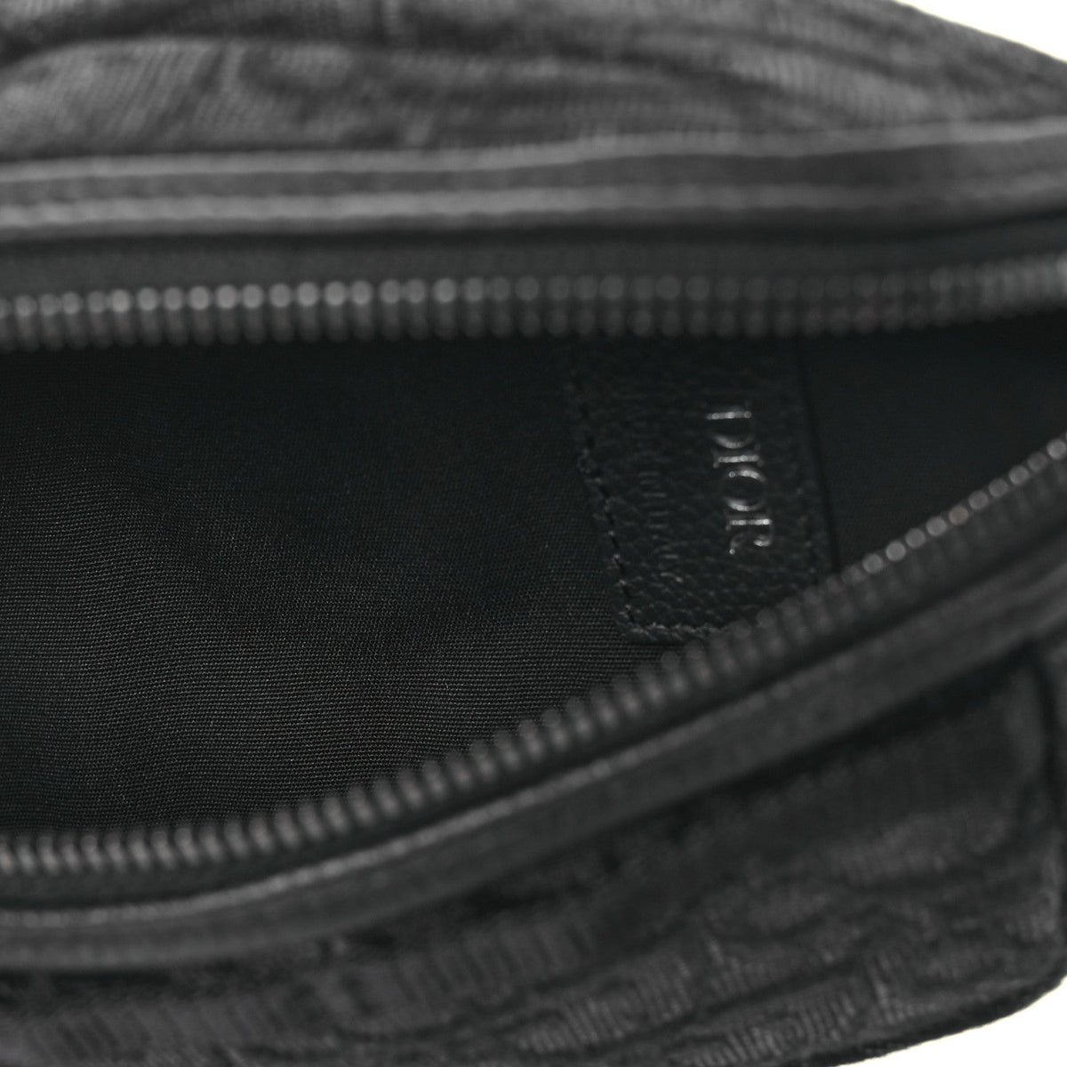 Grained Calfskin Oblique Scarab Sling Bag Black wholesalehk.shop
